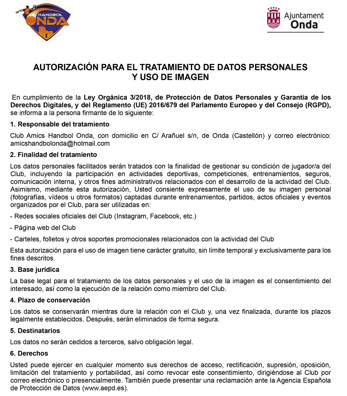 Imagen Autorización Senior